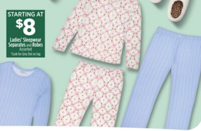 Ladies' Sleepwear Separates and Robes