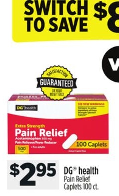 DG® health Pain Relief Caplets