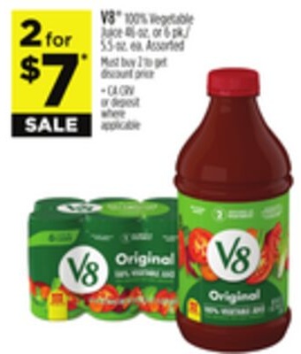V8® 100% Vegetable