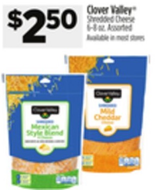 Clover Valley™ Shredded Cheese