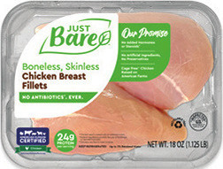 Just Bare Boneless Chicken Breast Fillet