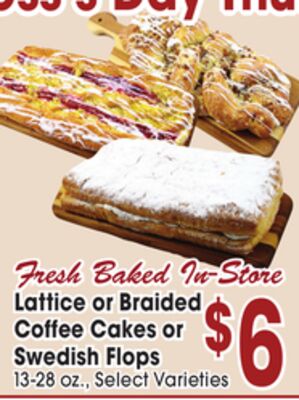 Lattice or Braided Coffee Cakes or Swedish Flops