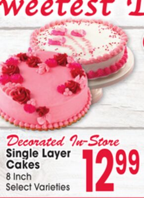 Single Layer Cakes