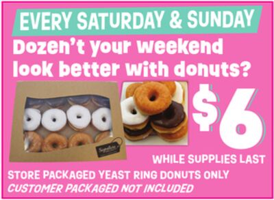 STORE PACKAGED YEAST RING DONUTS