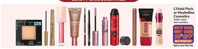L'Oréal Paris or Maybelline Cosmetics