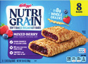 Kellogg's Nutrigrain Bars 10.4 oz., Pop•Tarts or Rice Krispies Treats 8 ct.