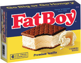 Fat Boy Ice Cream Sandwiches or Pops 4-9 ct or Kemps Crafted Ice Cream
