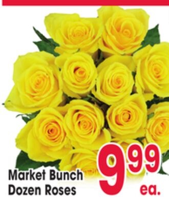 Market Bunch Dozen Roses