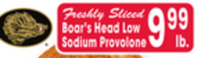 Boar's Head Low Sodium Provolone