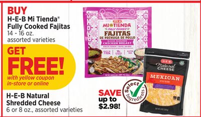 H-E-B Mi Tienda® Fully Cooked Fajitas