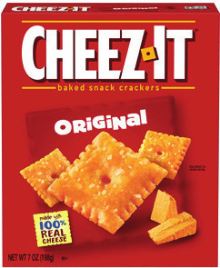 Cheez‑It Crackers, Snap'd, Snack Mix, or Club Minis