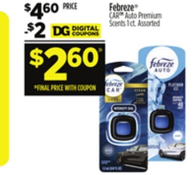Febreze CAR™ Auto Premium Scents 1 ct.