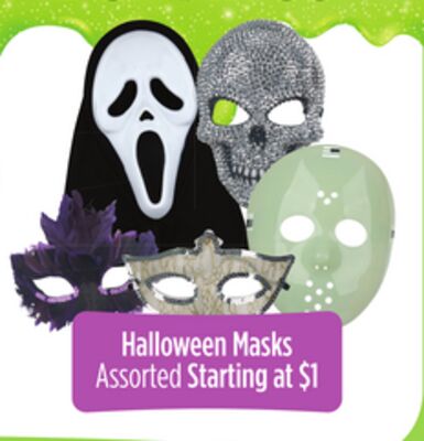 Halloween Masks Assorted