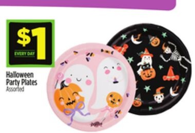 Halloween Party Plates Assorted