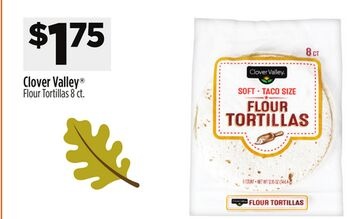 Clover Valley® Flour Tortillas 8 ct.