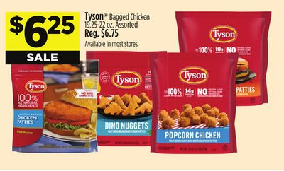 Tyson® Bagged Chicken 19.25-22 oz. Assorted