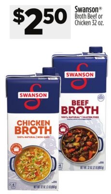 Swanson® Broth Beef or Chicken