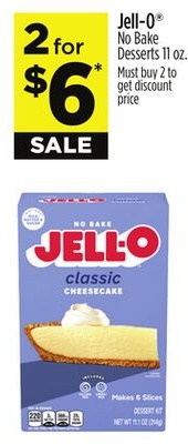 Jell-O No Bake Desserts 11 oz.