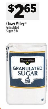 Clover Valley® Granulated Sugar 2 lb.