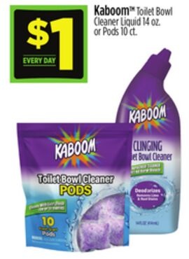Kaboom™ Toilet Bowl Cleaner Liquid 14 oz. or Pods 10 ct.