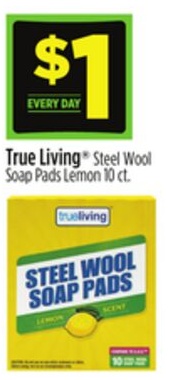 True Living™ Steel Wool Soap Pads Lemon 10 ct.
