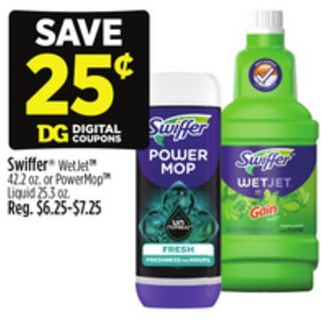 Swiffer® WetJet™ 42.2 oz. or PowerMop™ Liquid 25.3 oz.