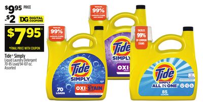 Tide® Simply Liquid Laundry Detergent
