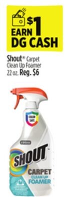 Shout® Carpet Clean Up Foamer