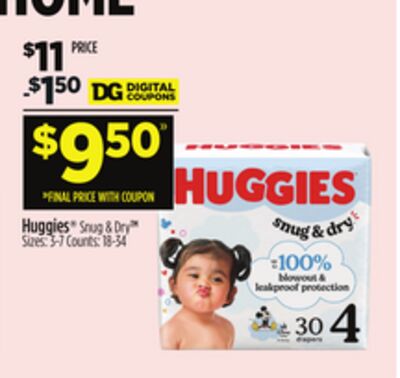 Huggies® Snug & Dry™