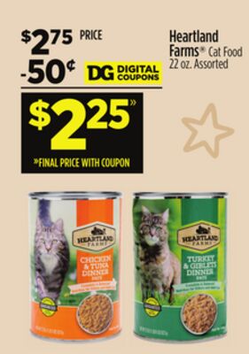 Heartland Farms® Cat Food 22 oz.