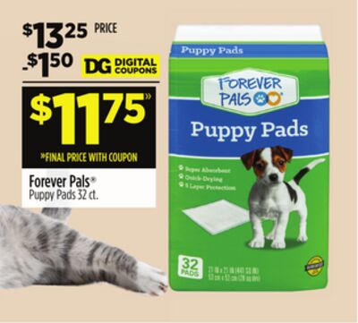 Forever Pals Puppy Pads 32 ct.