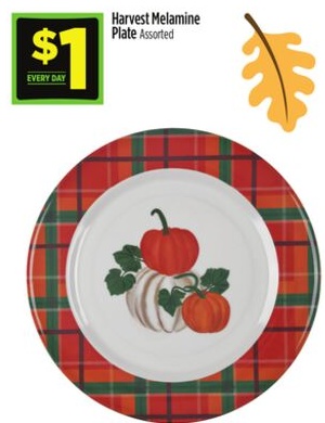 Harvest Melamine Plate