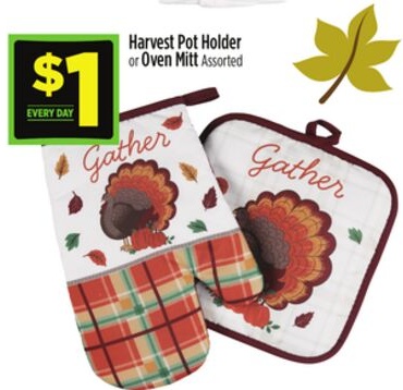 Harvest Pot Holder or Oven Mitt