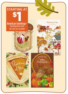 American Greetings Thanksgiving Cards