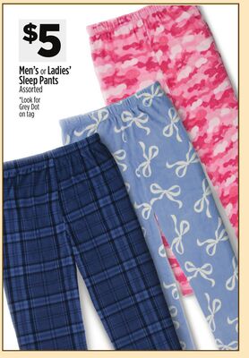 Men's or Ladies' Sleep Pants