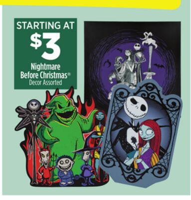 Nightmare Before Christmas® Decor Assorted