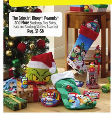 The Grinch®, Bluey®, Peanuts® and More