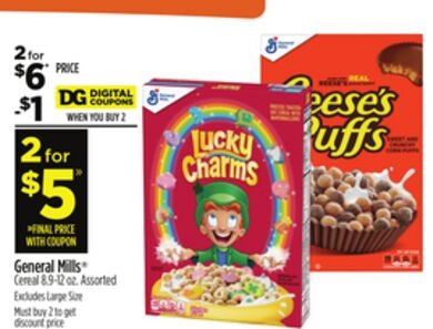 General Mills® Cereal 8-19-12 Oz. Assorted