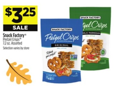 Snack Factory® Pretzel Crisps®