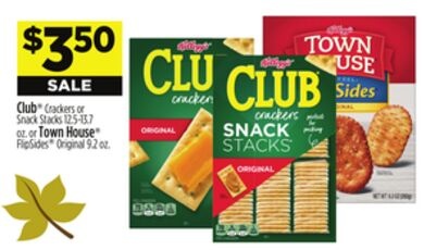 Cluck® Crackers or Snack Stacks 12.5-13.7 oz. or Town House® Snack Stacks Original 9.2 oz.