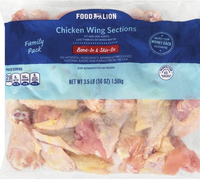 Food Lion Chicken Wing Sections