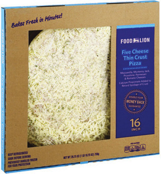Food Lion Deli Style Thin Crust Pizza