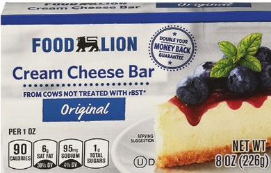 Food Lion Cream Cheese