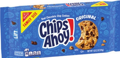 NABISCO FAMILY SIZE OREO OR CHIPS AHOY! COOKIES