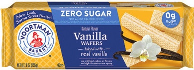 Voortman Zero Sugar Cookies or Wafers