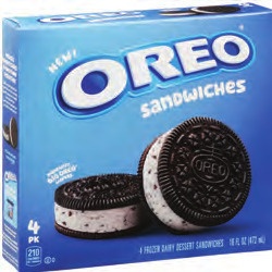 Oreo Ice Cream Novelties