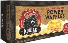 Kodiak Frozen Waffles or French Toast Sticks