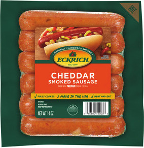 ECKRICH CHEDDAR LINK SMOKED SAUSAGE