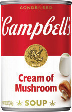 CAMPBELL'S CREAM OF CHICKEN OR MUSHROOM SOUP