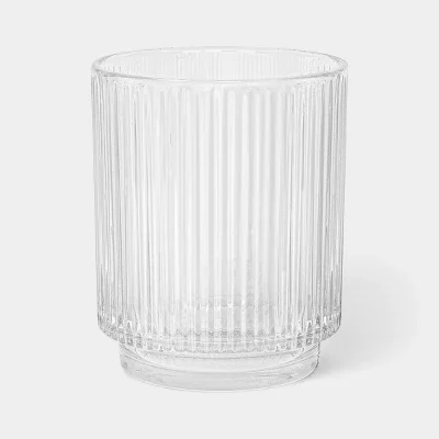 9 fl oz Cassin Plastic Straight Short Tumbler with Stripes- Threshold™